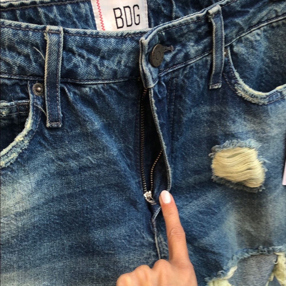 NWT Urban Outfitters Blue Straight Leg Jeans - Picture 9 of 16